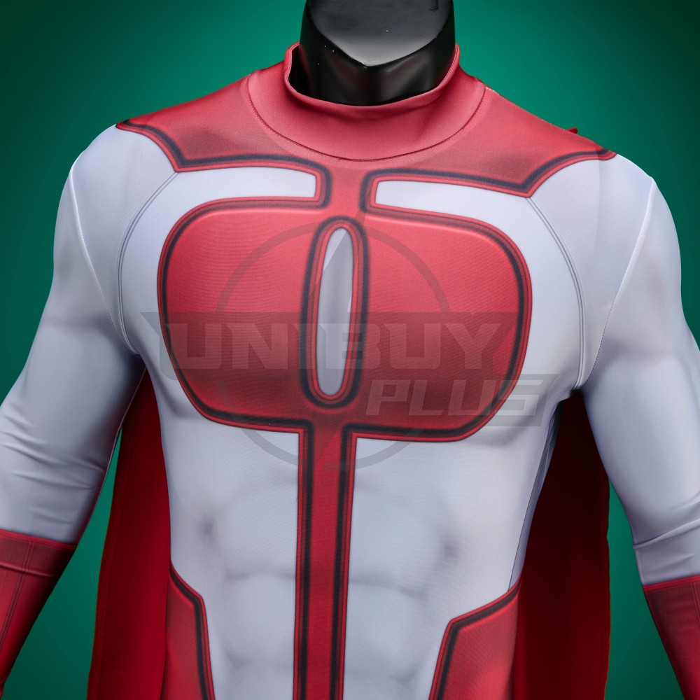 Mortal Kombat 1 Omni-Man Costume Cosplay Suit With Cloak Nolan Grayson Unibuyplus