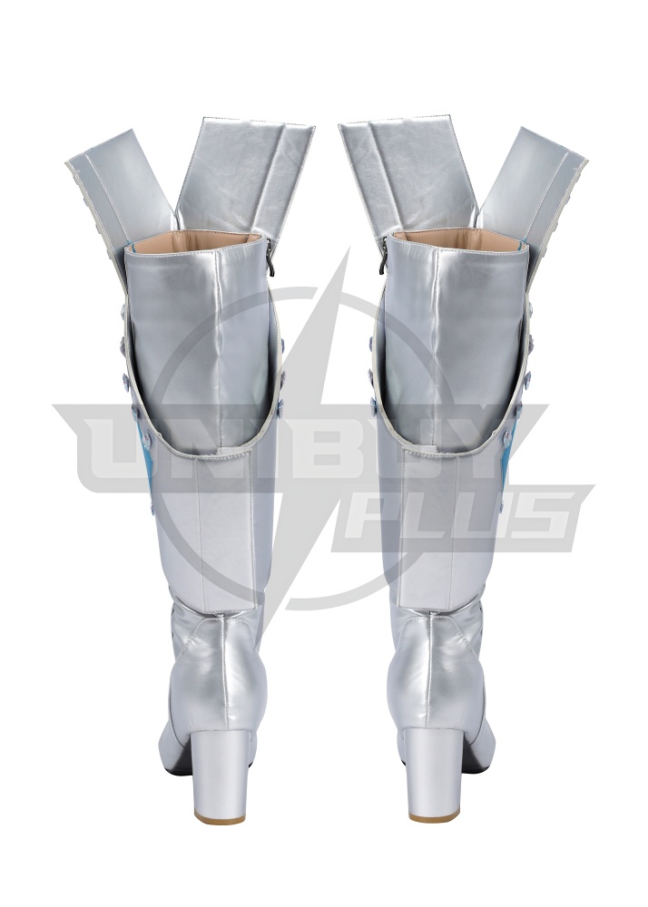 Marvel Rivals White Queen Emma Frost Shoes Cosplay Women Boots Unibuyplus