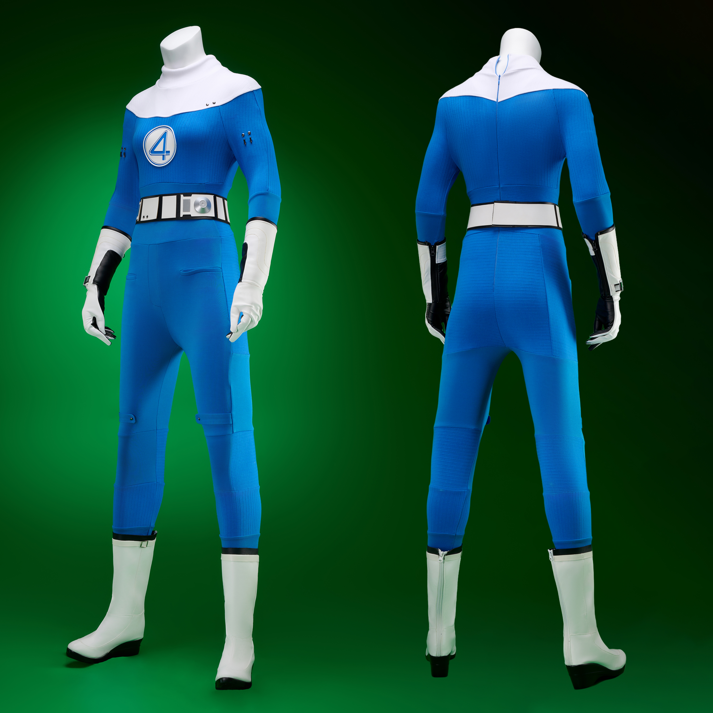 The Fantastic Four: First Steps Invisible Woman Costume Cosplay Suit Susan Storm Unibuyplus