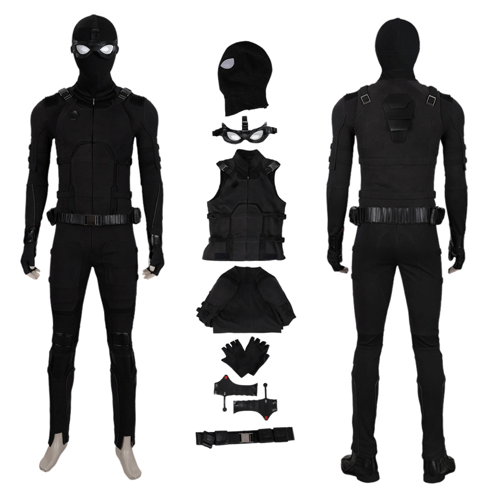Spider-Man Far From Home Cosplay Costume Stealth Suit Peter Parker Unibuy