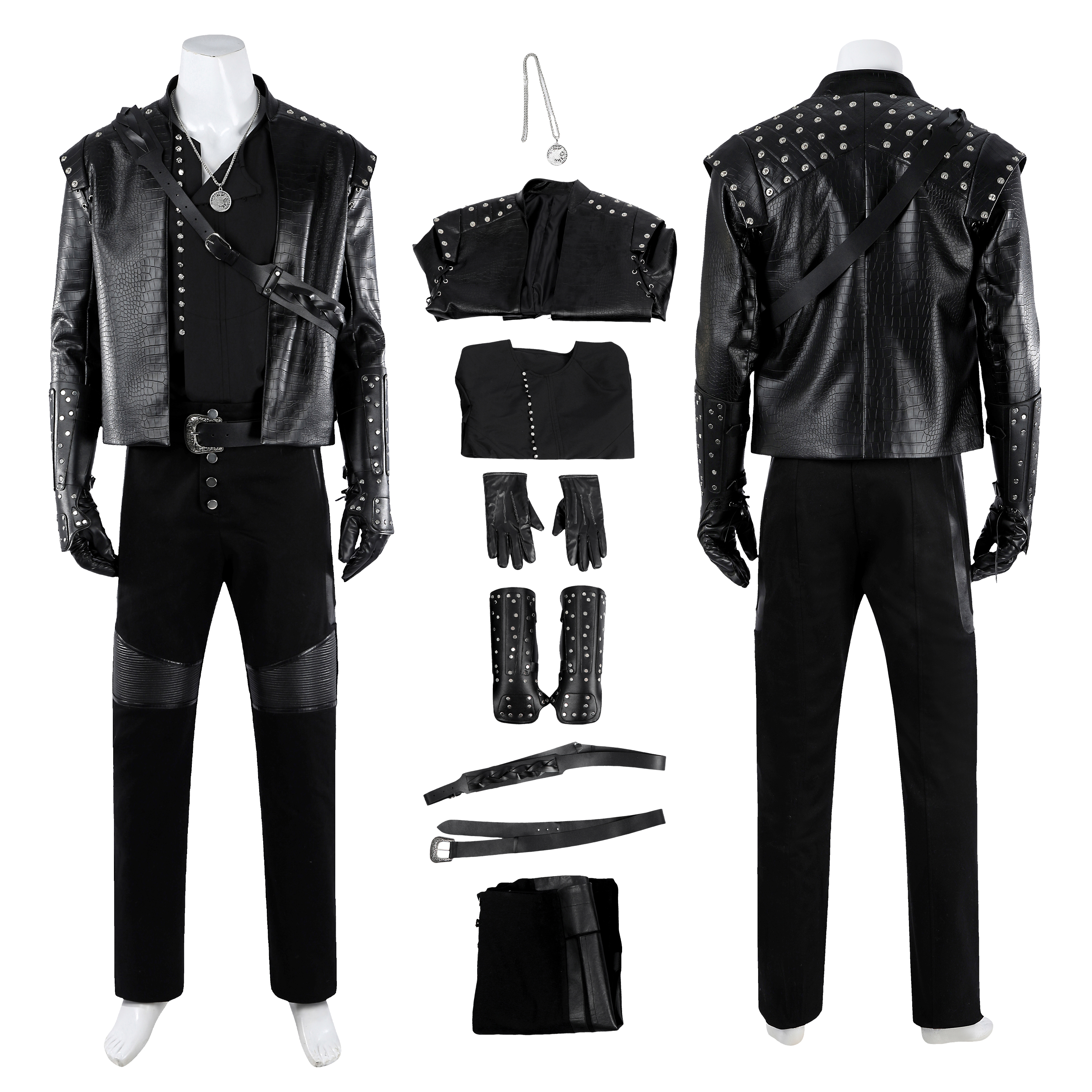 The Witcher 5 Geralt of Rivia Costume Cosplay Suit Unibuyplus