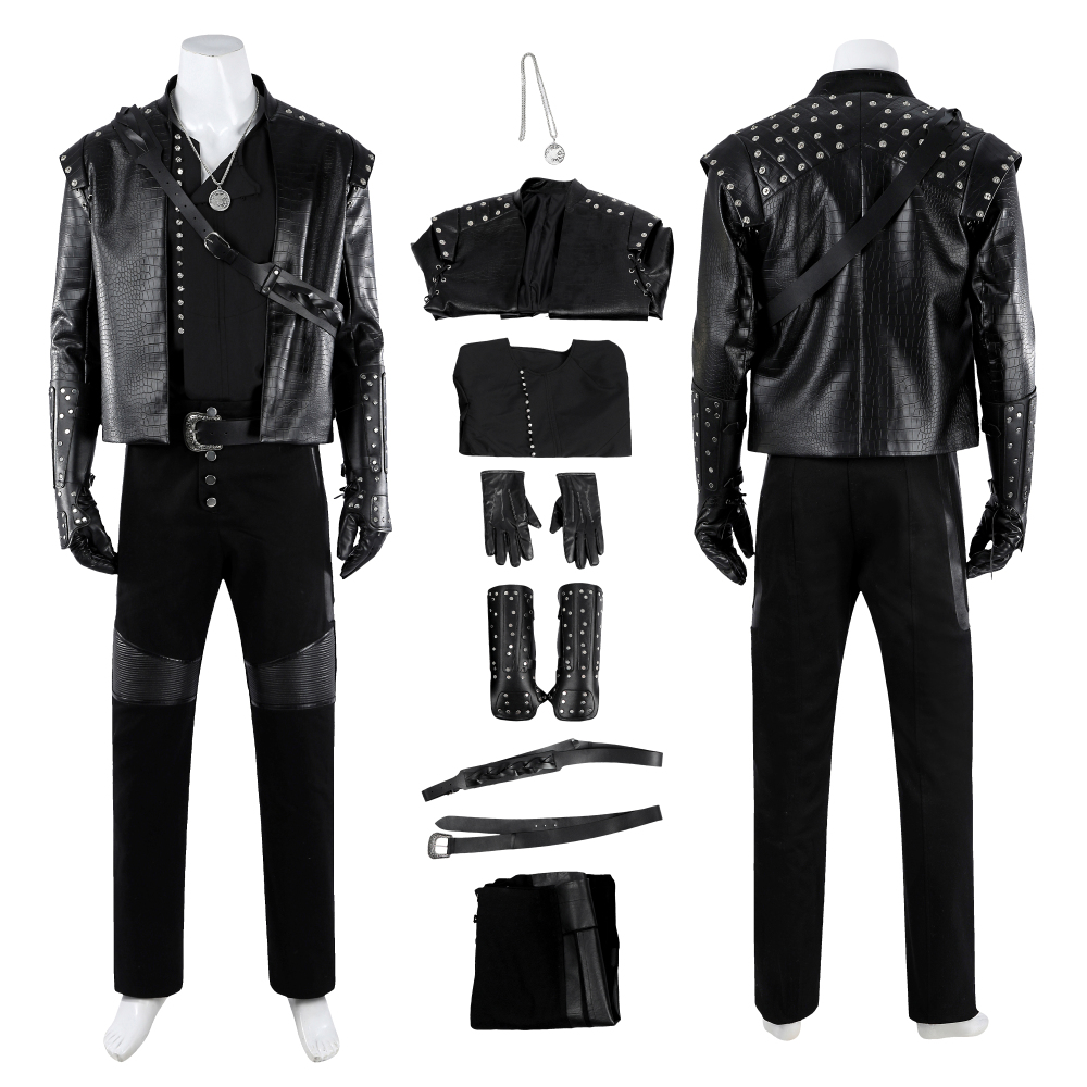 The Witcher 5 Geralt of Rivia Costume Cosplay Suit Unibuyplus