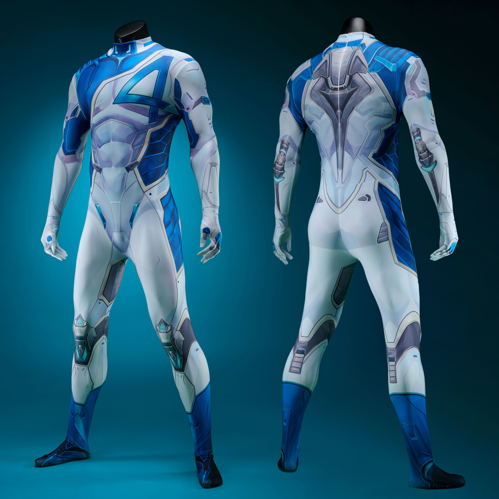 Marvel Rivals Mr. Fantastic Bodysuit Costume Cosplay Reed Richards Suit Unibuyplus