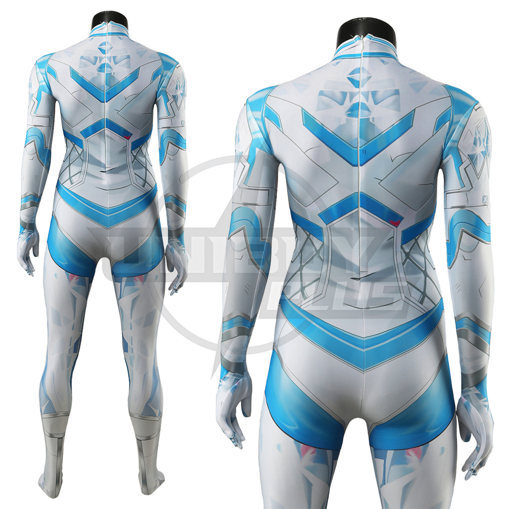 Marvel Rivals White Queen Costume Cosplay Suit Bodysuit Emma Frost For Kids Adult Unibuyplus