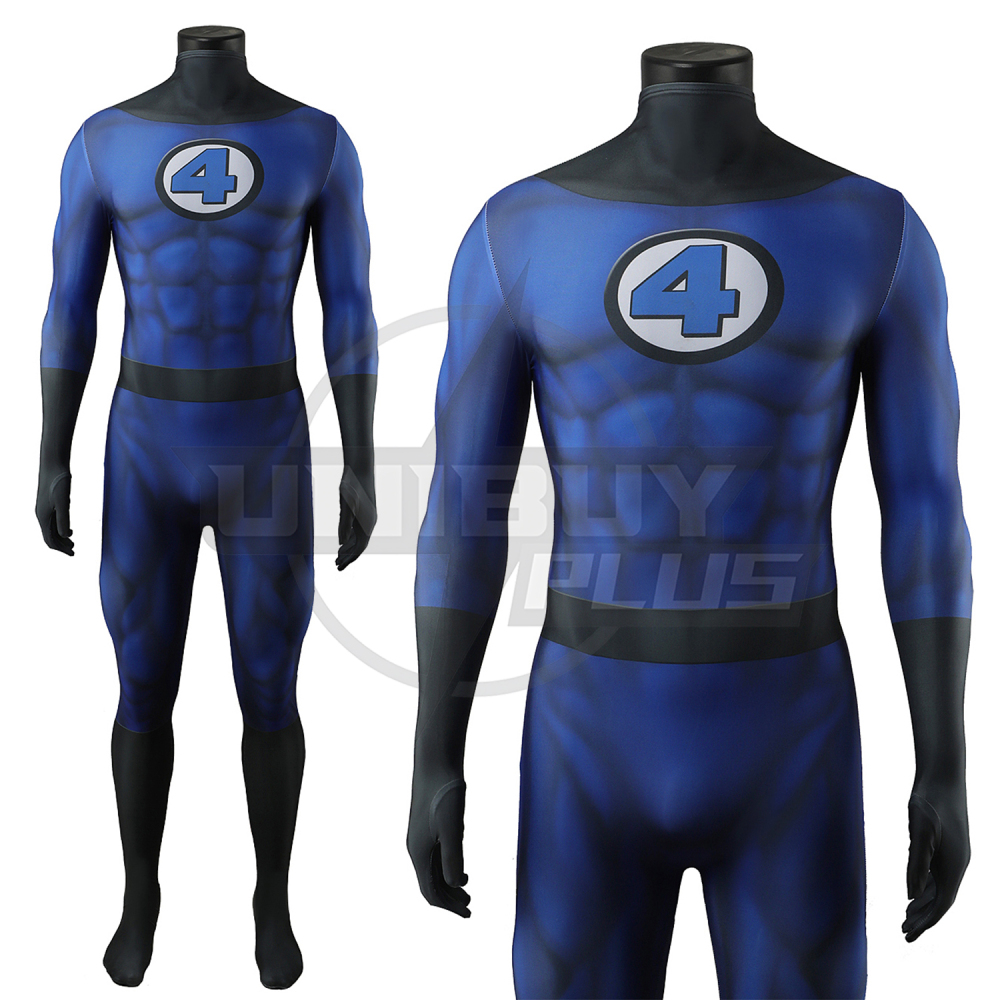 The Fantastic Four: First Steps Mr. Fantastic Costume Cosplay Suit Reed Richards Bodysuit For Kids Adult Unibuyplus