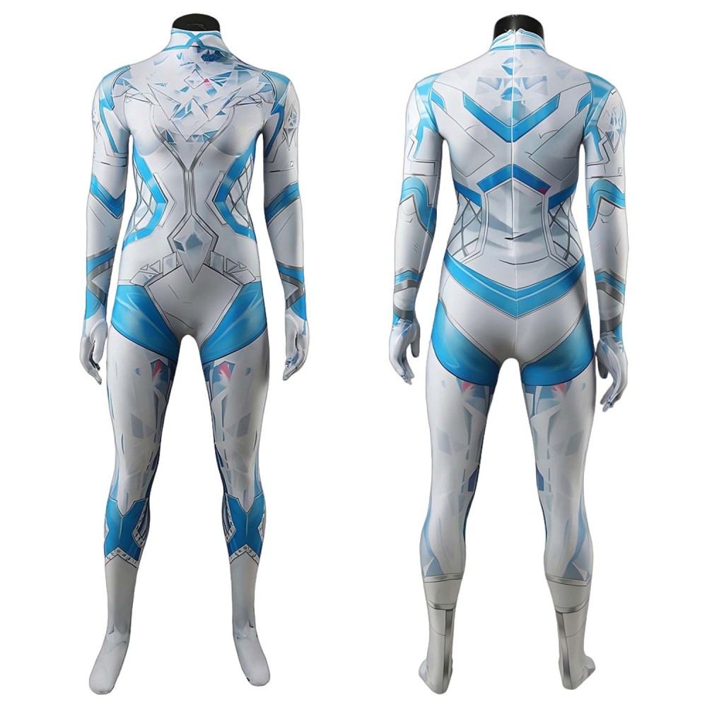 Marvel Rivals White Queen Costume Cosplay Suit Bodysuit Emma Frost For Kids Adult Unibuyplus