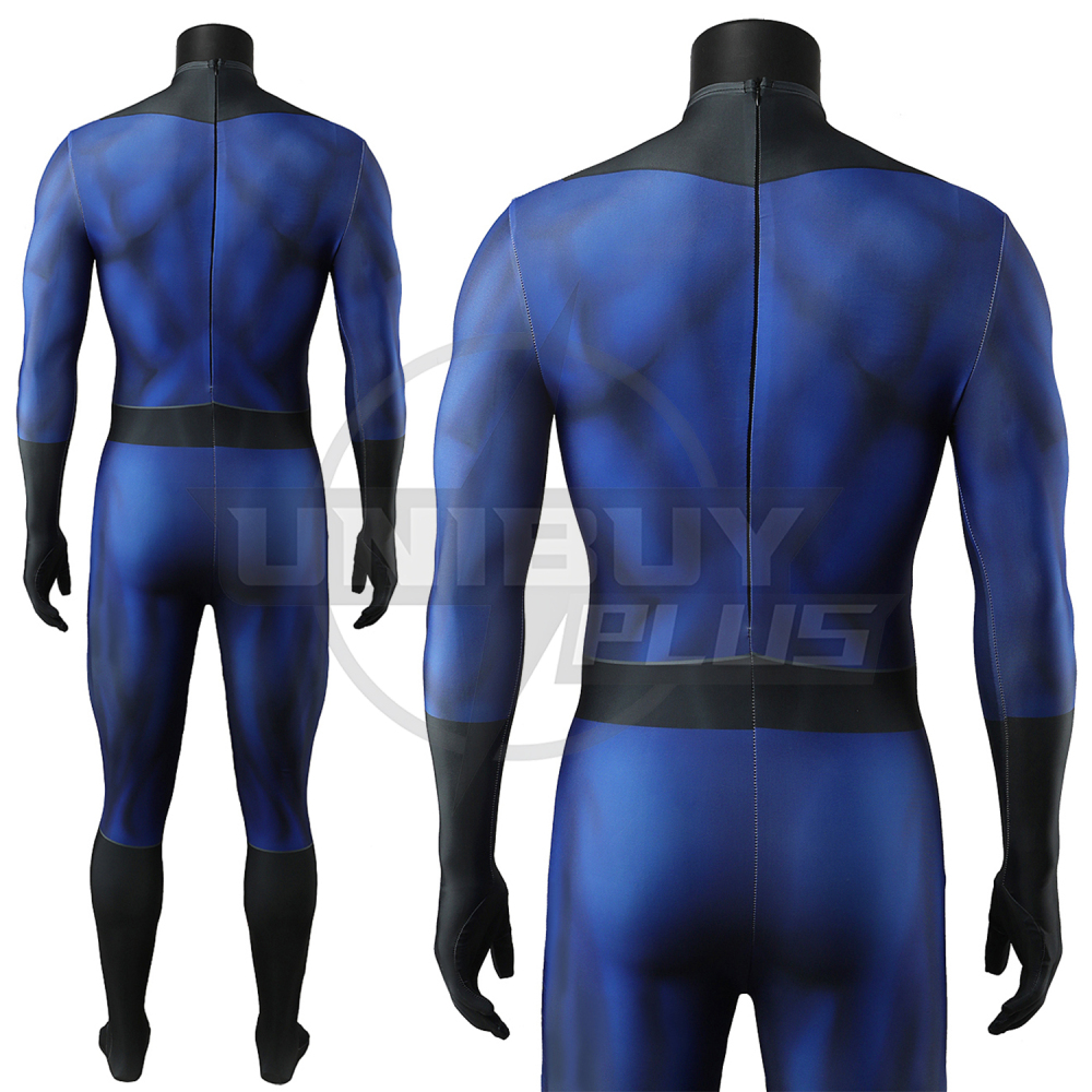 The Fantastic Four: First Steps Mr. Fantastic Costume Cosplay Suit Reed Richards Bodysuit For Kids Adult Unibuyplus