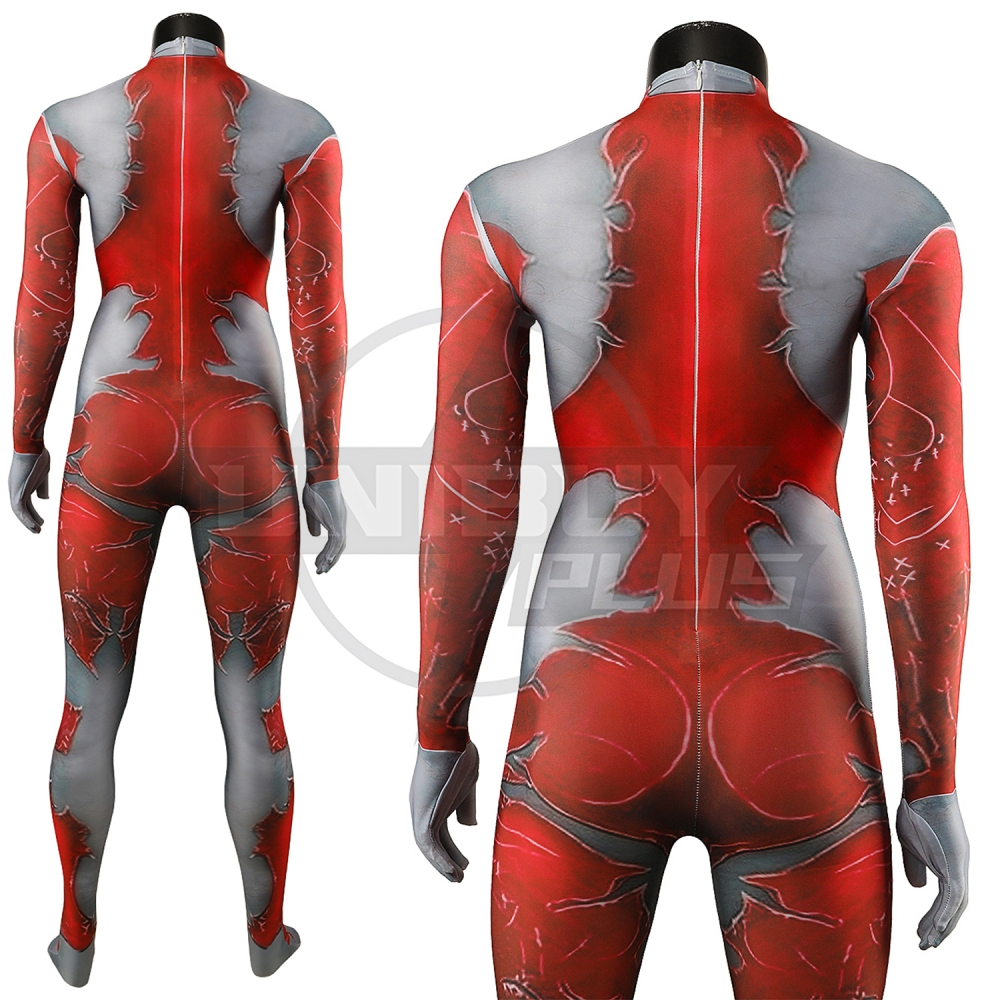 Baldur's Gate 3 Scarlet Orin Costume Cosplay Suit Bodysuit For Kids Adult Unibuyplus