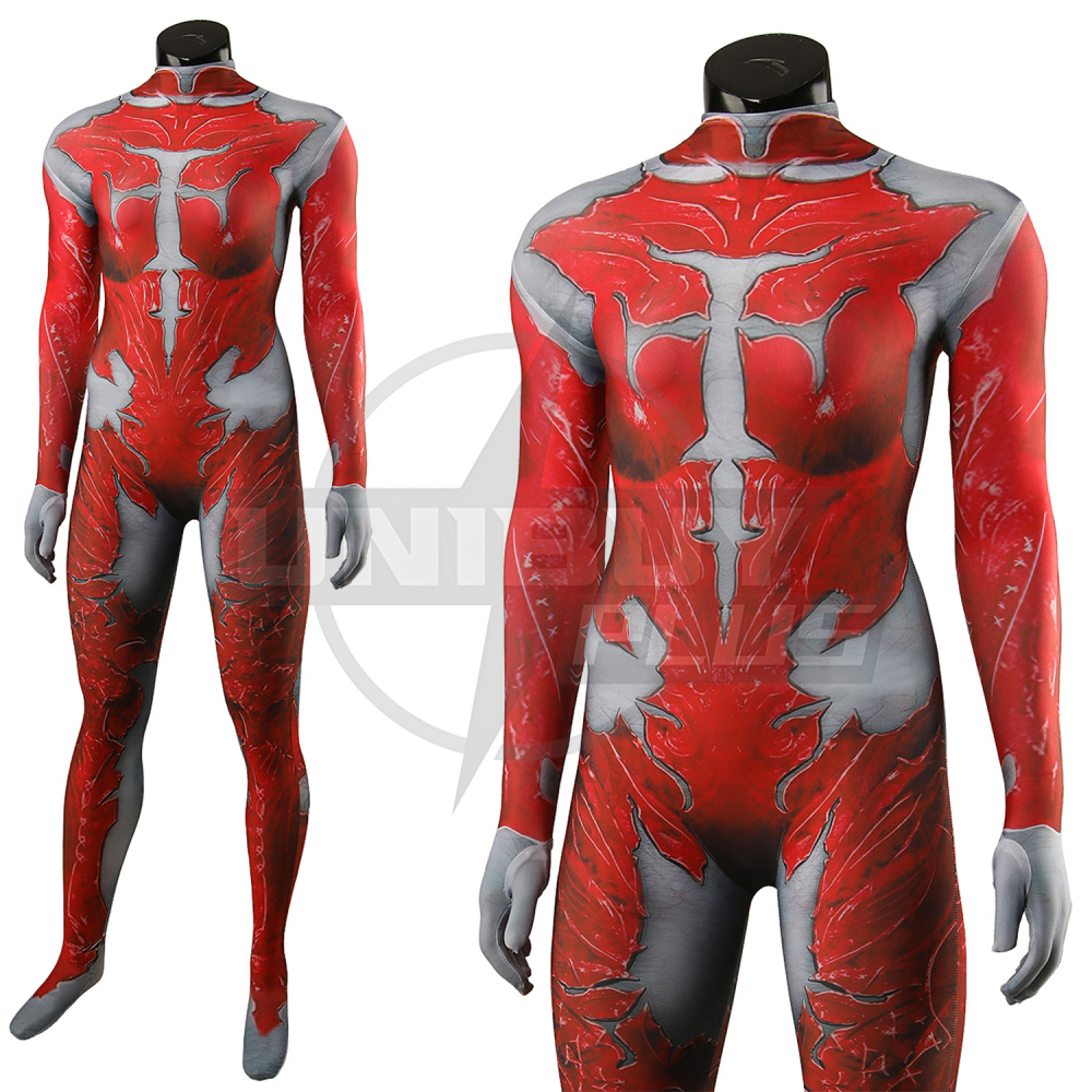 Baldur's Gate 3 Scarlet Orin Costume Cosplay Suit Bodysuit For Kids Adult Unibuyplus