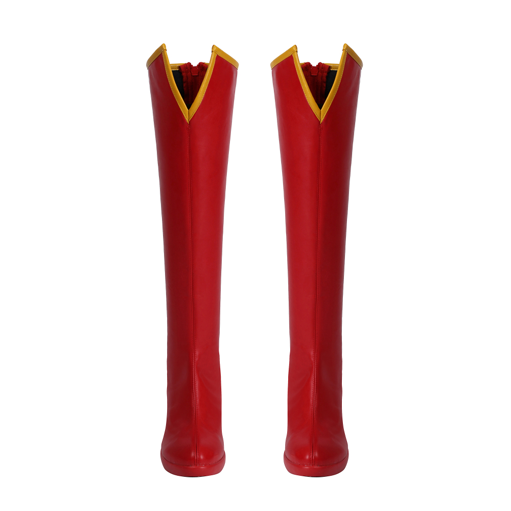 Superman Legacy Supergirl Shoes Cosplay Women Boots Unibuyplus