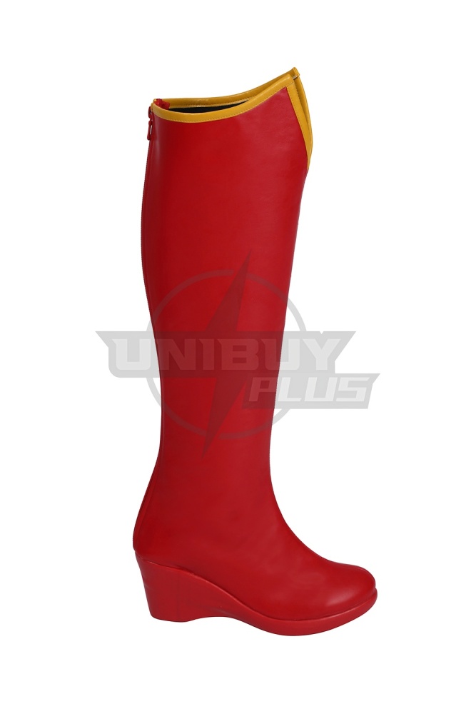 Superman Legacy Supergirl Shoes Cosplay Women Boots Unibuyplus