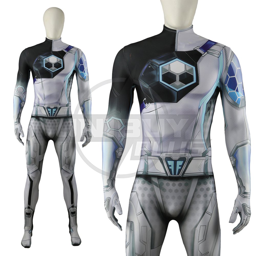 Marvel Rivals Mr. Fantastic Future Foundation Costume Cosplay Suit Bodysuit For Kids Adult Unibuyplus
