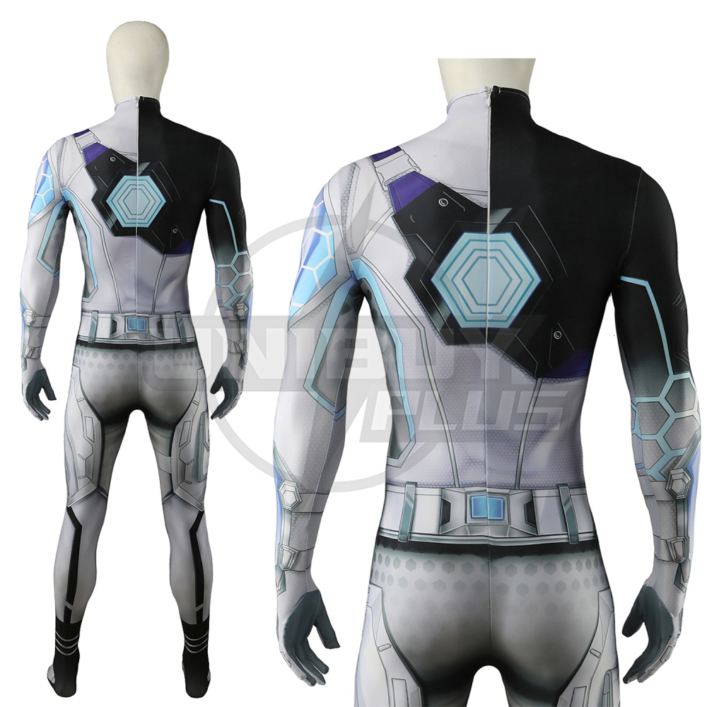 Marvel Rivals Mr. Fantastic Future Foundation Costume Cosplay Suit Bodysuit For Kids Adult Unibuyplus