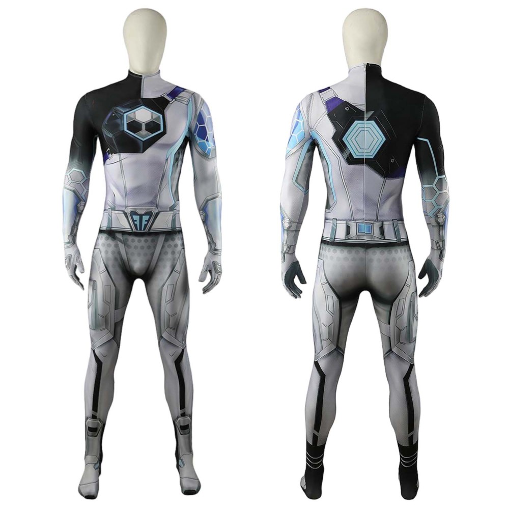 Marvel Rivals Mr. Fantastic Future Foundation Costume Cosplay Suit Bodysuit For Kids Adult Unibuyplus