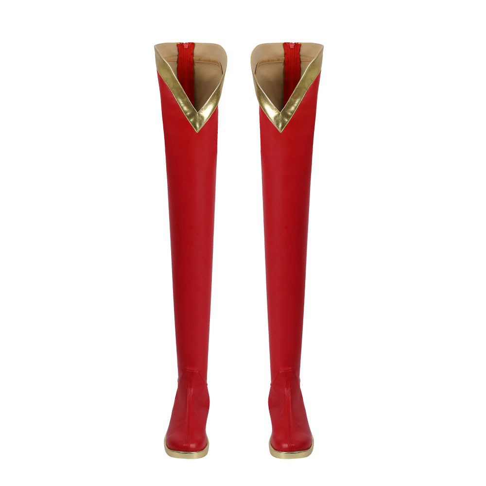 Supergirl Woman of Tomorrow Shoes Cosplay Women Kara Zor-El Boots Unibuyplus