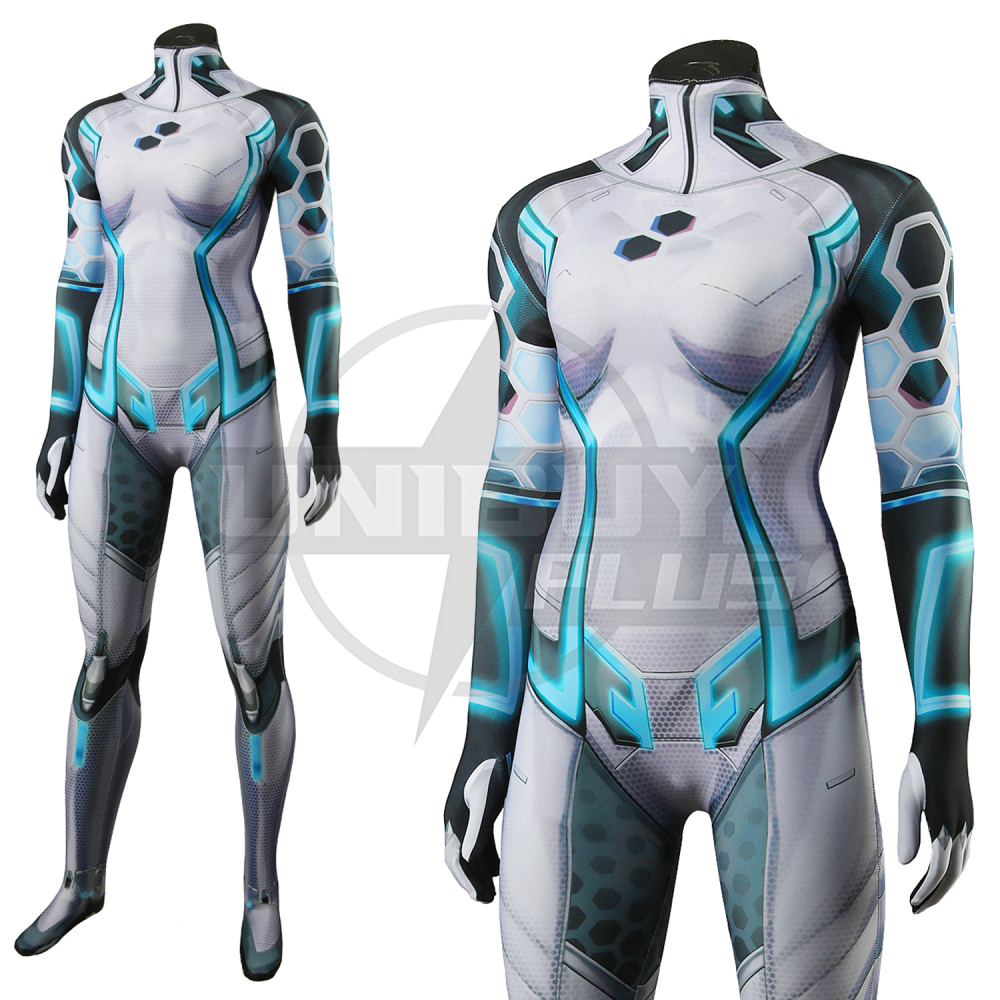 Marvel Rivals Invisible Woman Future Foundation Costume Cosplay Suit Bodysuit For Kids Adult Unibuyplus