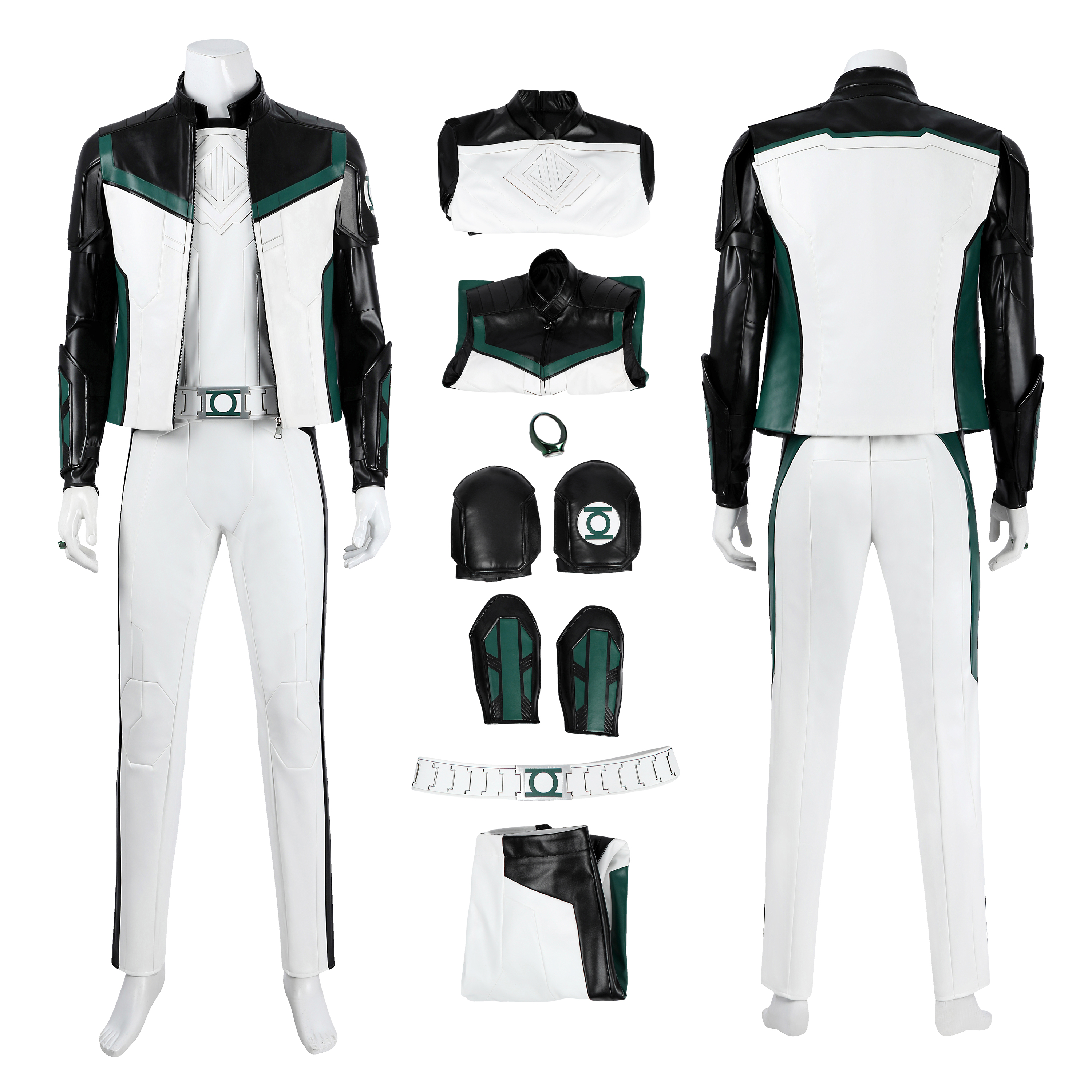 Green Lantern Costume Cosplay Suit Superman Legacy Unibuyplus