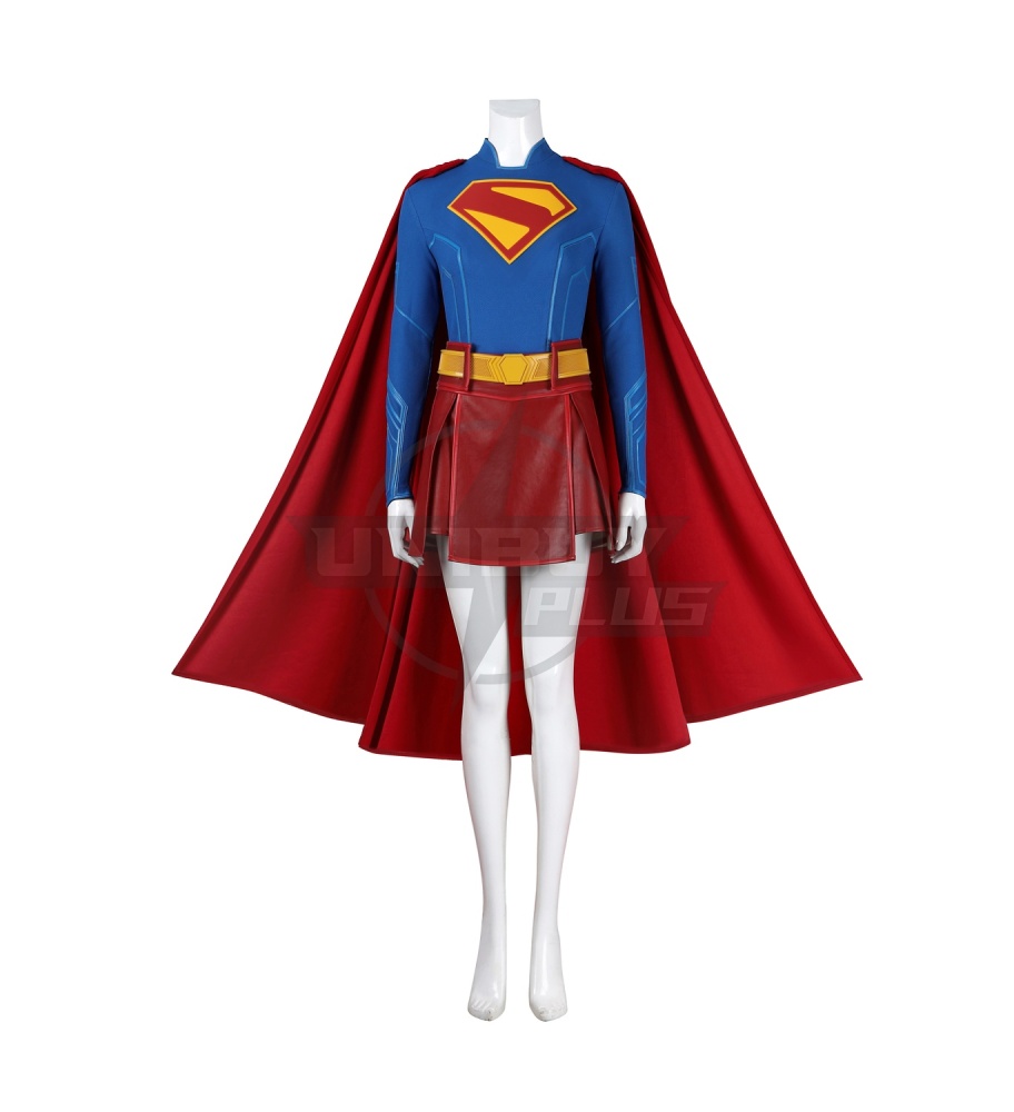 Superman Legacy Supergirl Costume Cosplay Suit Unibuyplus