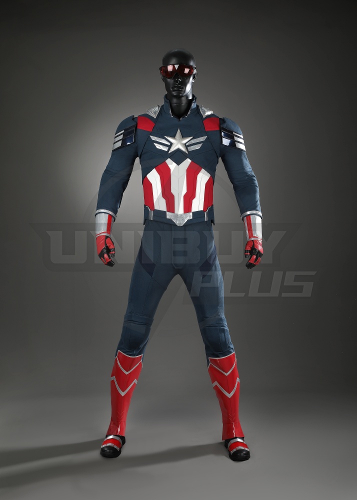 Captain America Costume Cosplay Suit Brave New World Sam Wilson Unibuyplus