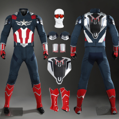 Captain America Costume Cosplay Suit Brave New World Sam Wilson Unibuyplus