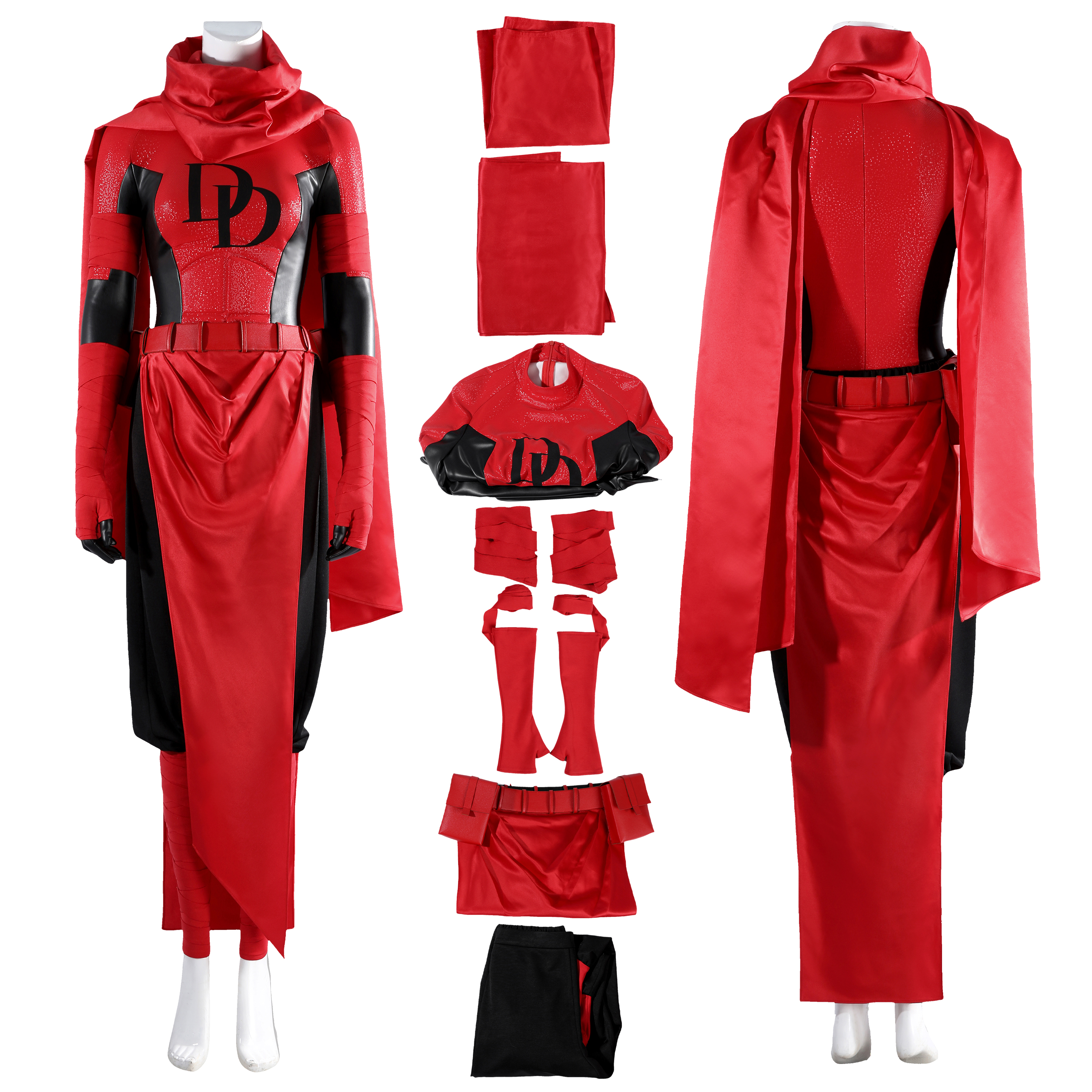 Daredevil	Elektra Natchios Costume Cosplay Suit Unibuyplus