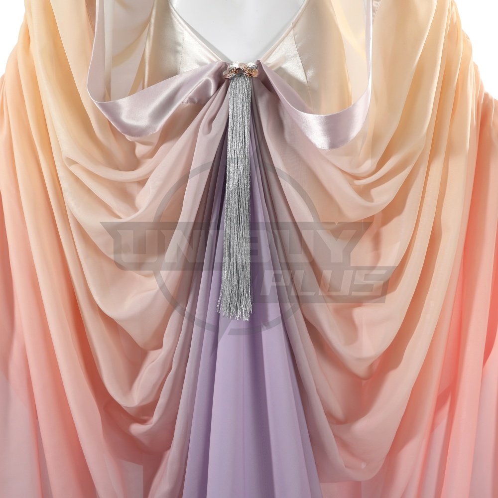Star Wars Attack of the Clones Padmé Amidala Dress Costume Cosplay Suit Unibuyplus
