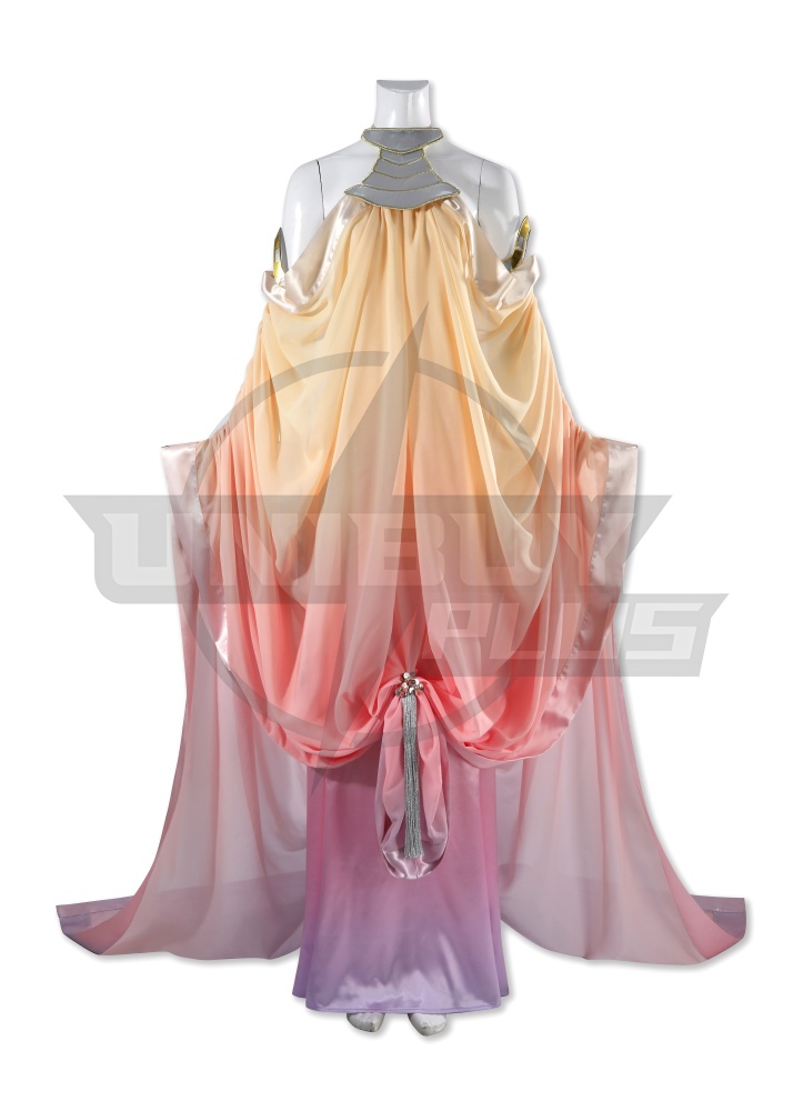 Star Wars Attack of the Clones Padmé Amidala Dress Costume Cosplay Suit Unibuyplus
