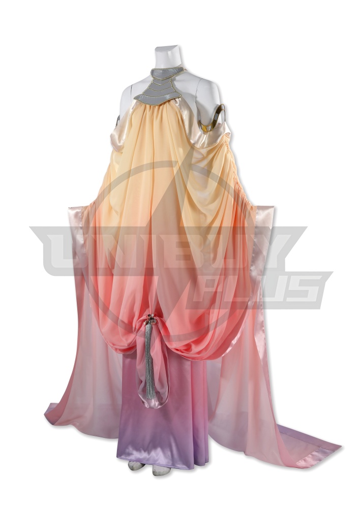 Star Wars Attack of the Clones Padmé Amidala Dress Costume Cosplay Suit Unibuyplus