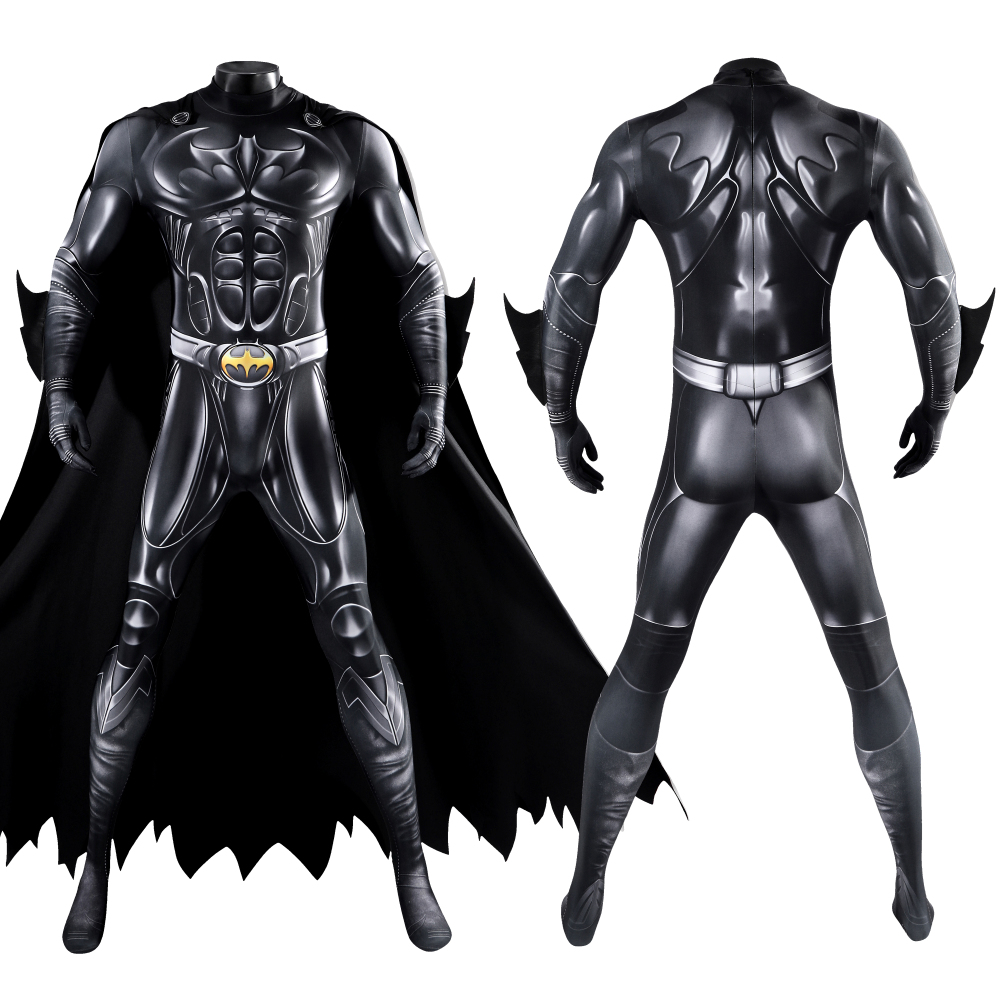 Batman Forever Costume Cosplay Suit Bruce Wayne Unibuyplus