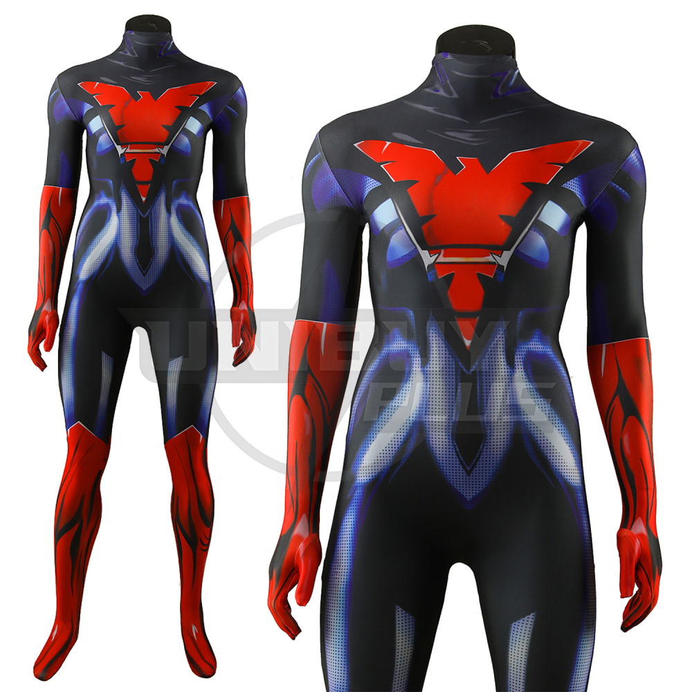 X-Men Phoenix Costume Cosplay Suit Bodysuit For Adult Kids Unibuyplus