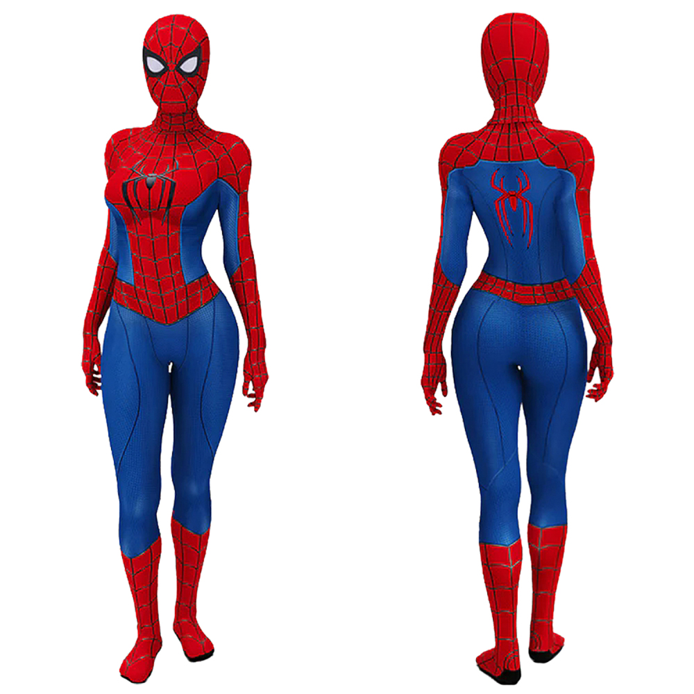 Spider-Man Brand New Day Female Costume Cosplay Suit Bodysuit For Kids Adult Unibuyplus