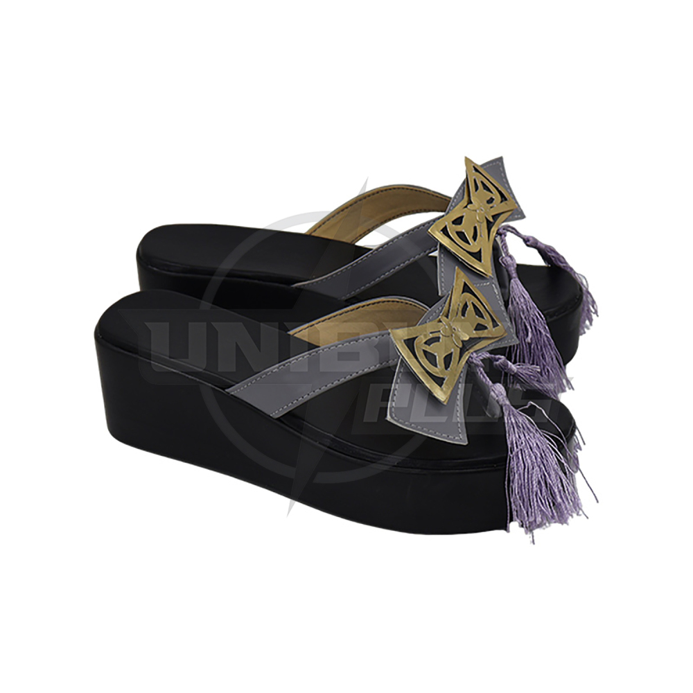 Genshin Impact Kamisato Ayaka Cosplay Shoes Women Boots Unibuyplus