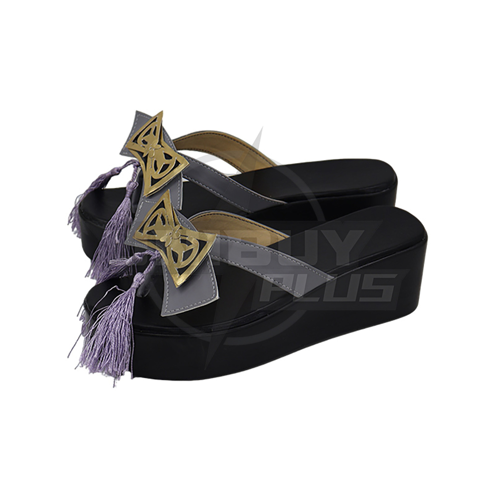 Genshin Impact Kamisato Ayaka Cosplay Shoes Women Boots Unibuyplus