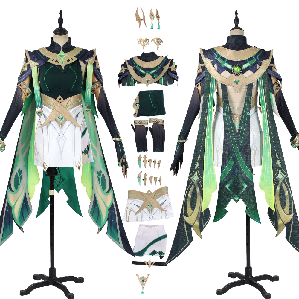 Genshin Impact Nefer Costume Cosplay Suit Unibuyplus