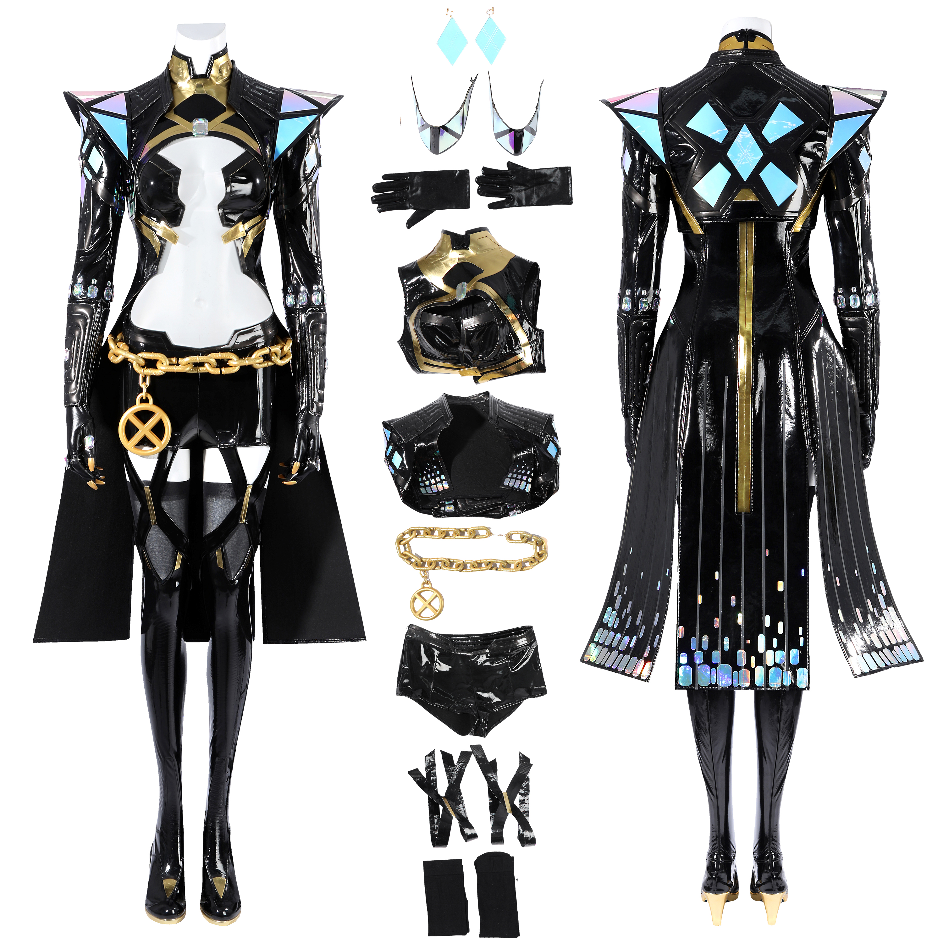 Marvel Rivals X-Revolution White Queen Costume Cosplay Suit Unibuyplus