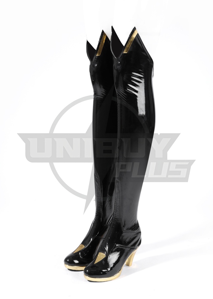 Marvel Rivals X-Revolution White Queen Shoes Cosplay Women Boots Unibuyplus