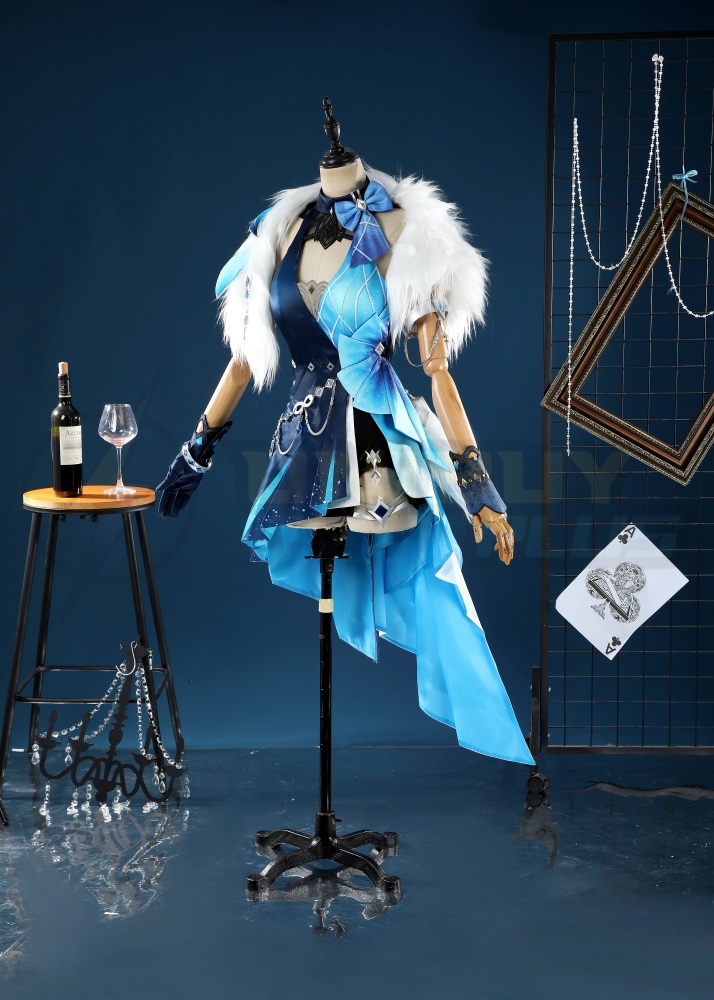 Genshin Impact Tranquil Banquet Yelan Costume Cosplay Suit Unibuyplus
