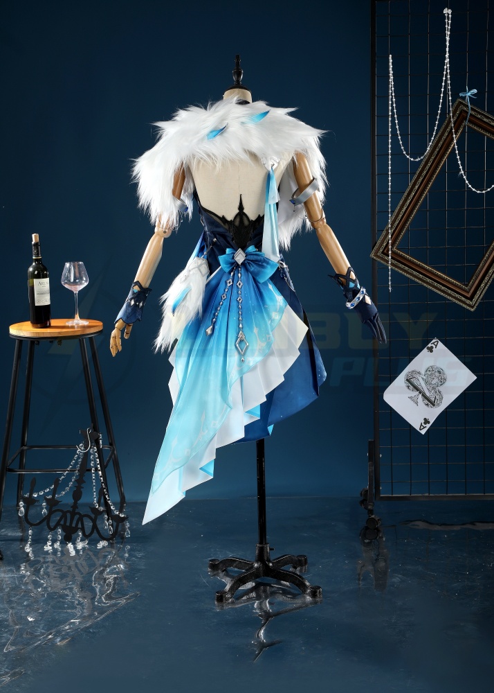 Genshin Impact Tranquil Banquet Yelan Costume Cosplay Suit Unibuyplus