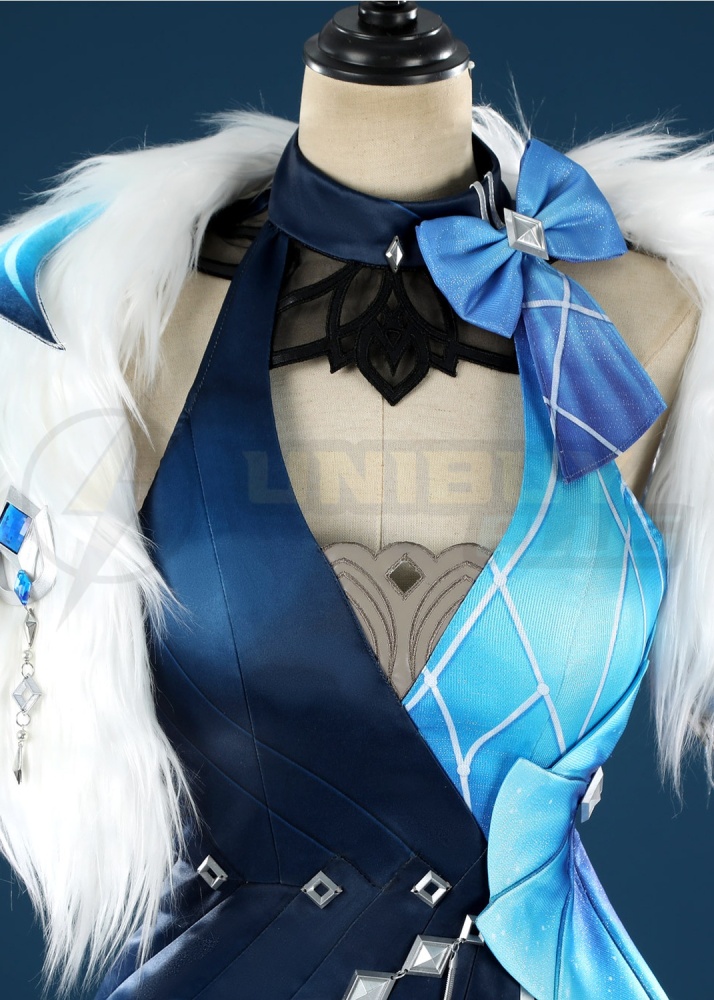 Genshin Impact Tranquil Banquet Yelan Costume Cosplay Suit Unibuyplus
