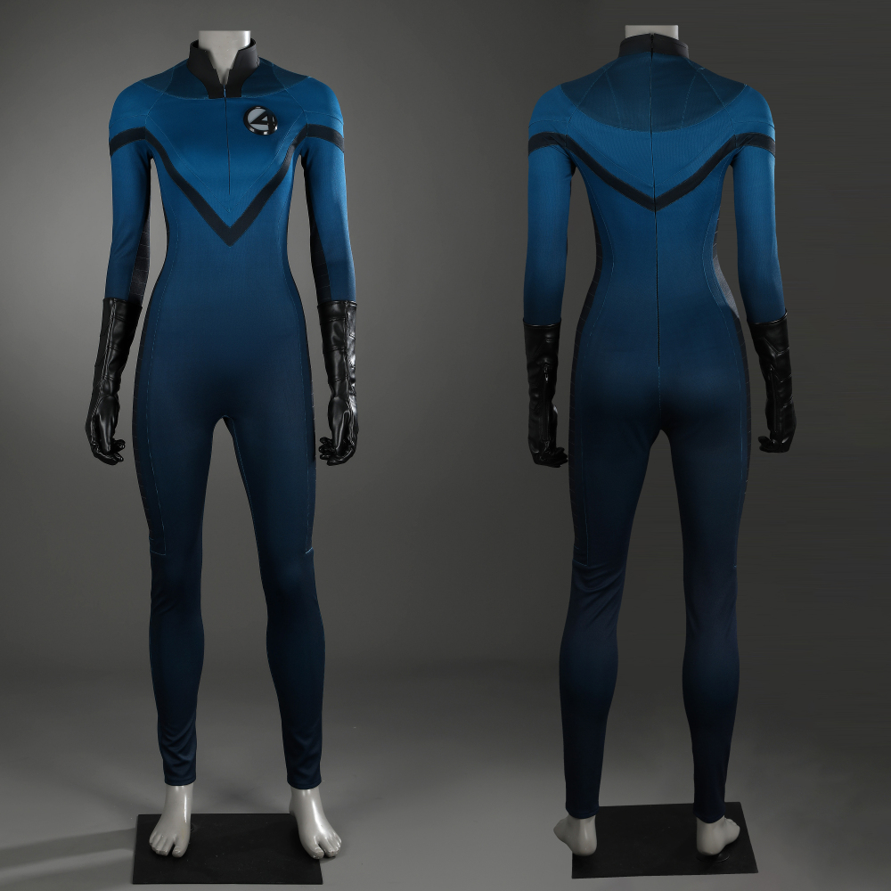 The Fantastic Four Invisible Woman Costume Cosplay Suit Susan Storm Unibuyplus