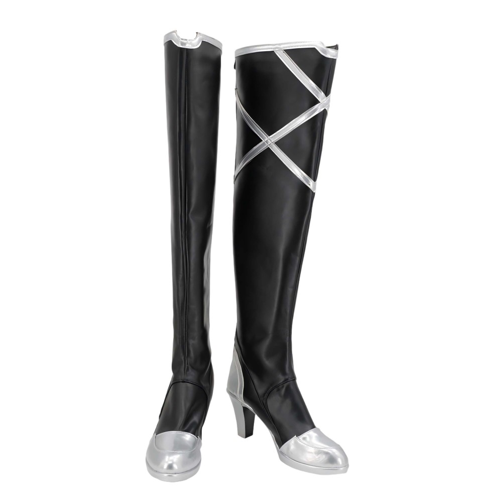 Honkai Impact 3rd Fu Hua Black Nuo of the Hawk Shoes Cosplay Women Boots Unibuyplus