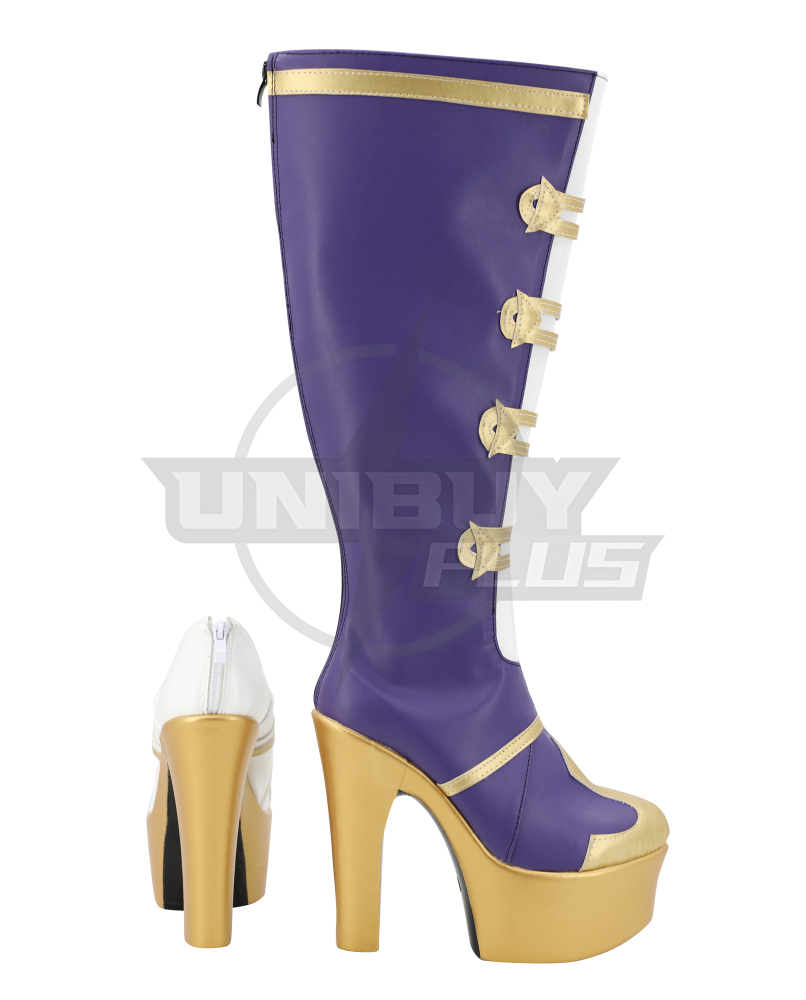 Honkai Star Rail Robin Fanart Knight Shoes Cosplay Women Boots Unibuyplus