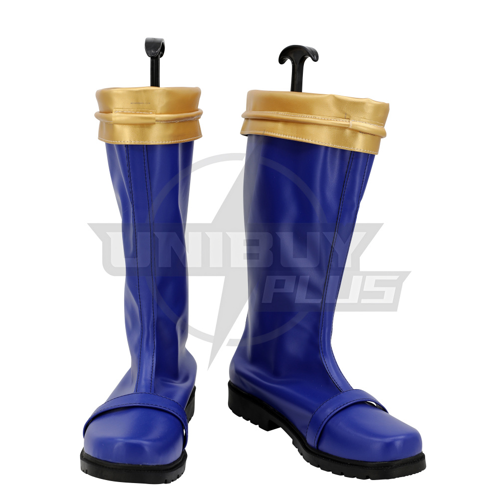 Zyuden Sentai Kyoryuger Kyoryu Navy Cosplay Shoes Men Boots Unibuyplus