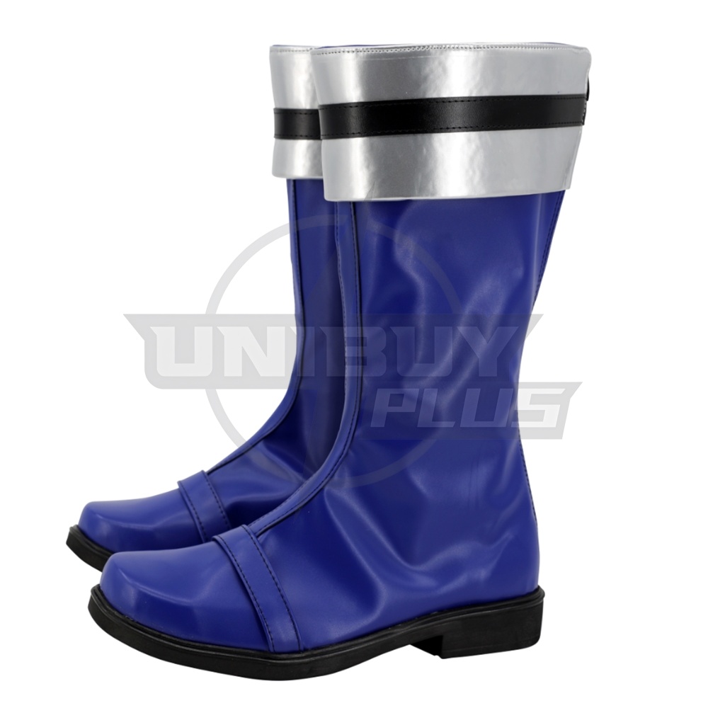 Tokusou Sentai Dekaranger Deka Blue Cosplay Shoes Houji Tomasu Men Boots Unibuyplus