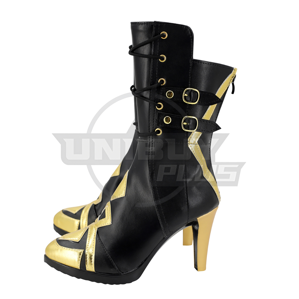 Genshin Impact Fatui Arlecchino Cosplay Shoes Women Boots Unibuyplus