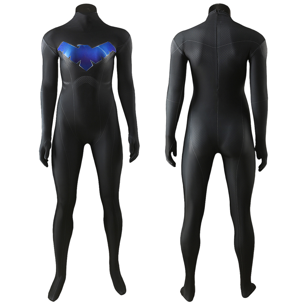 Young Justice Nightwing Female Costume Cosplay Suit For Kids Adult Unibuyplus