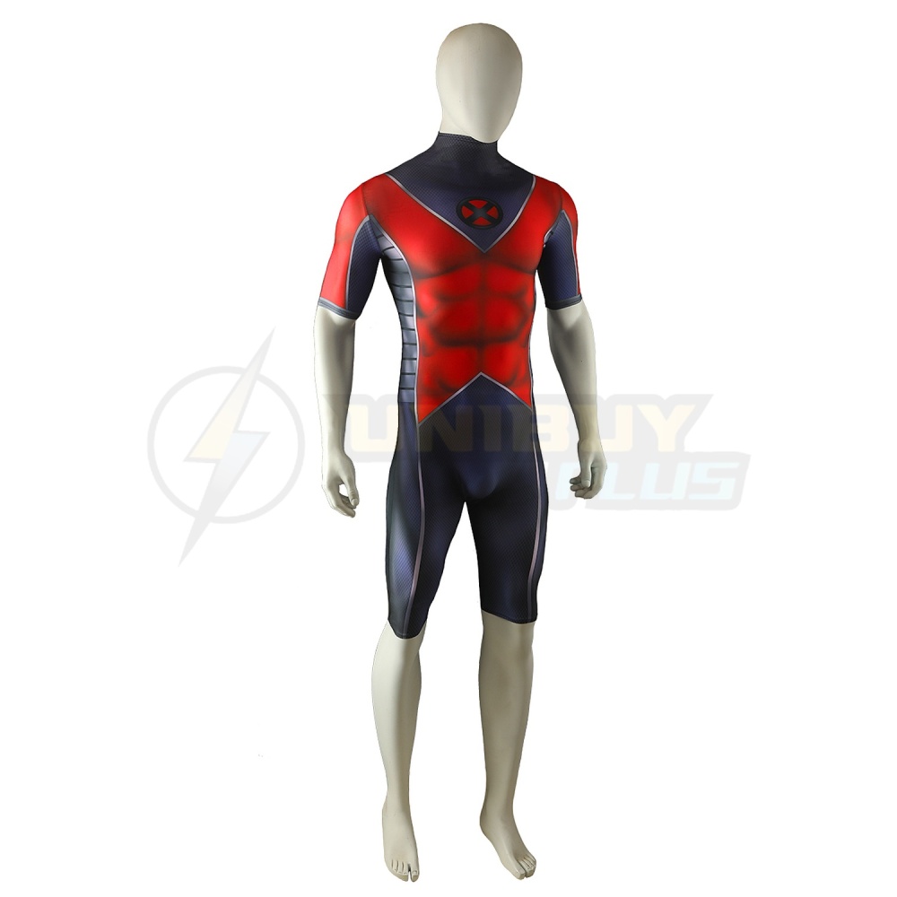 X-Men Iceman Bodysuit Costume Cosplay Suit For Kids Adult Unibuyplus