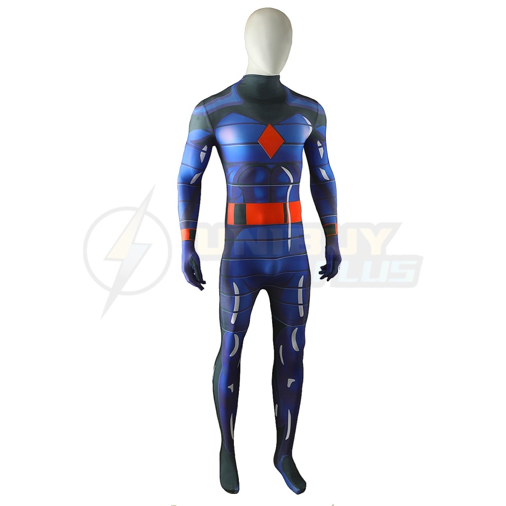X-Men 97 Mister Sinister Bodysuit Costume Cosplay Suit Blue For Kids Adult Unibuyplus