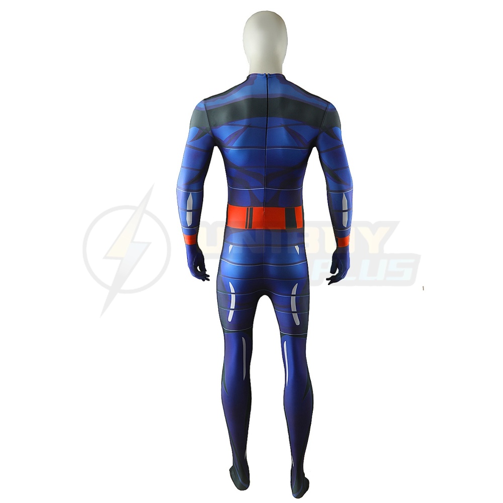 X-Men 97 Mister Sinister Bodysuit Costume Cosplay Suit Blue For Kids Adult Unibuyplus