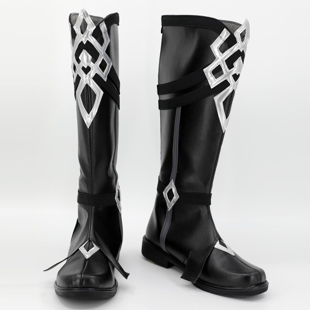 Genshin Impact II Capitano The Captain Shoes Cosplay Men Boots Unibuyplus